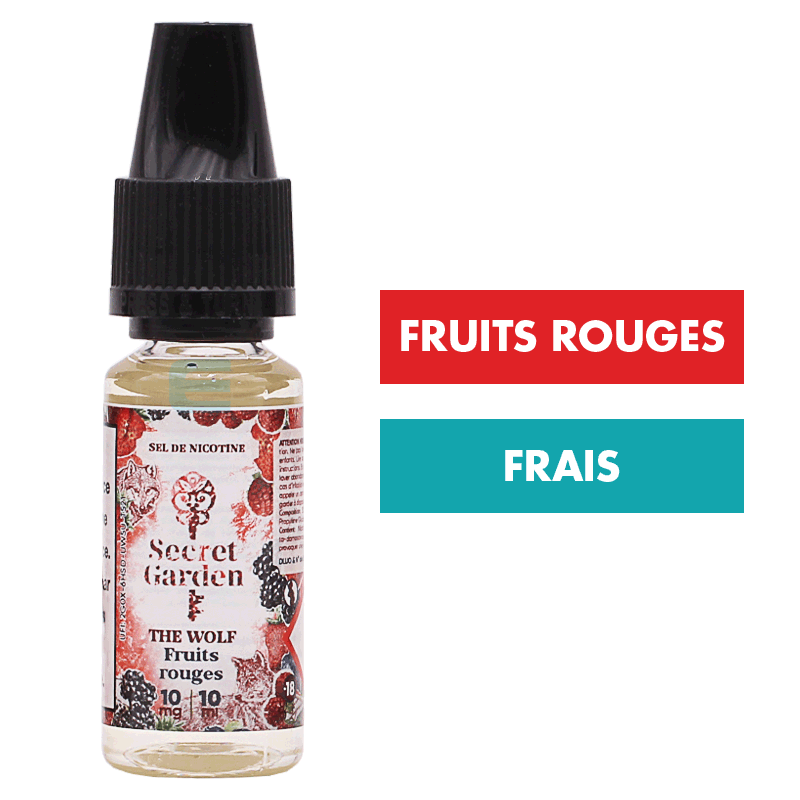 E-liquide The Wolf 10 mL aux sels de nicotine